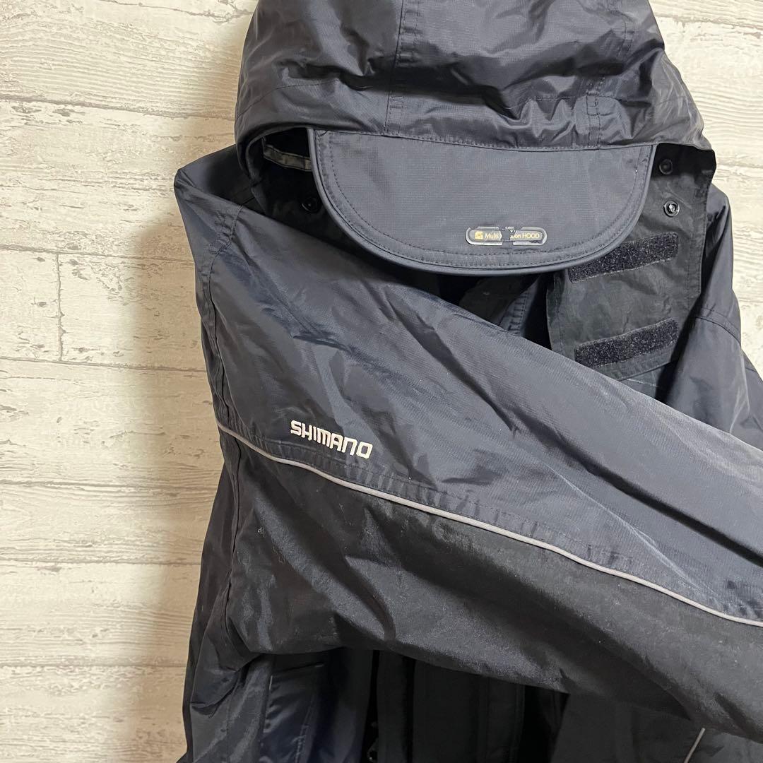 SHIMANO NEXUS STRV +6 フィッシングジャケット　L ブラック