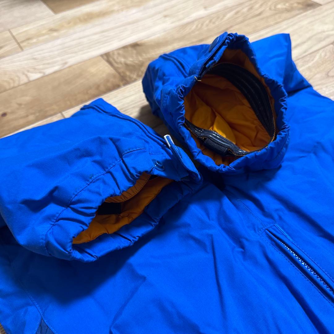 mont-bell 子供用 フード付きジャンプスーツ 青　110