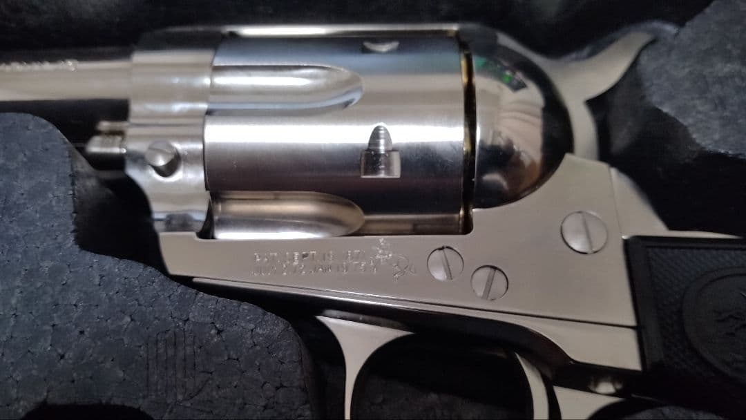 タナカワークス　SAA　ペガサス2　アーティラリー　ニッケルフィニッシュ