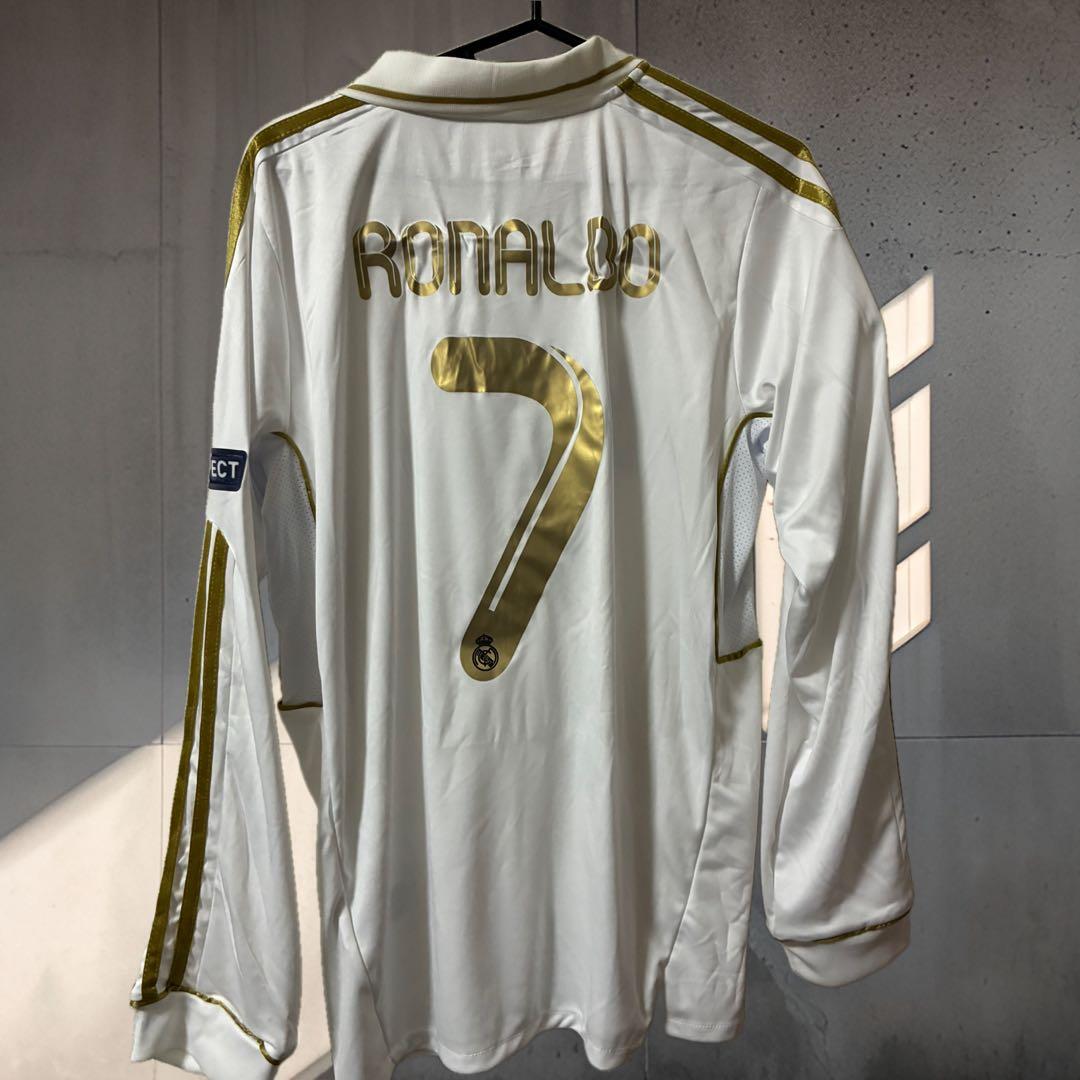 Real Madrid CR7 長袖シャツ ホワイトM