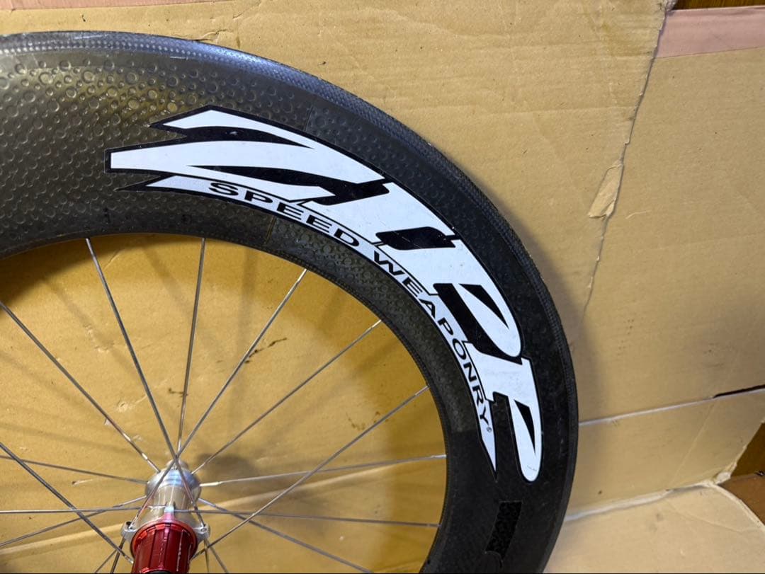 ZIPP1080 カーボンホイール リアホイール シマノフリー チューブラー