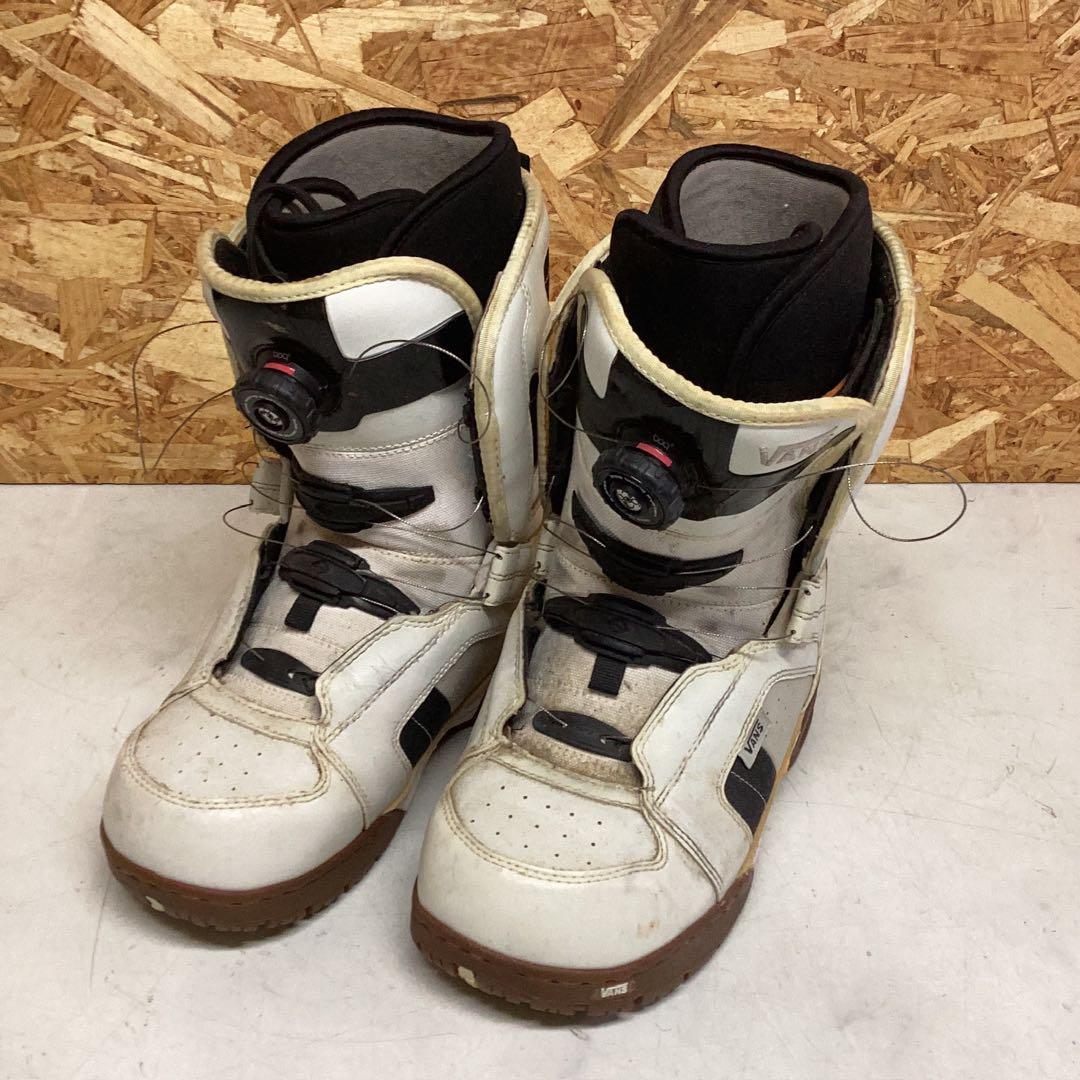 ホワイト ダイヤル式　vans スノーボード　ブーツ　27㎝　黒 （M85）