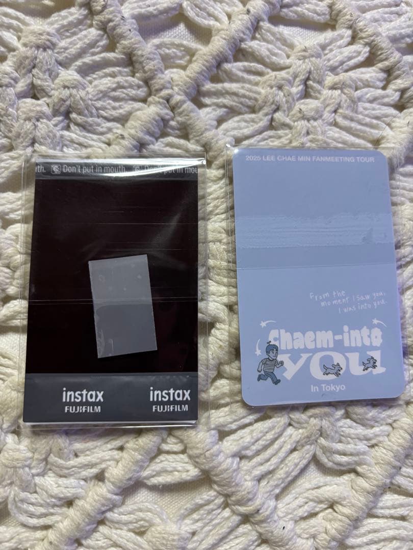イチェミン 日本ファンミ 直筆サイン入り　チェキ　入場特典 トレカ 2枚セット
