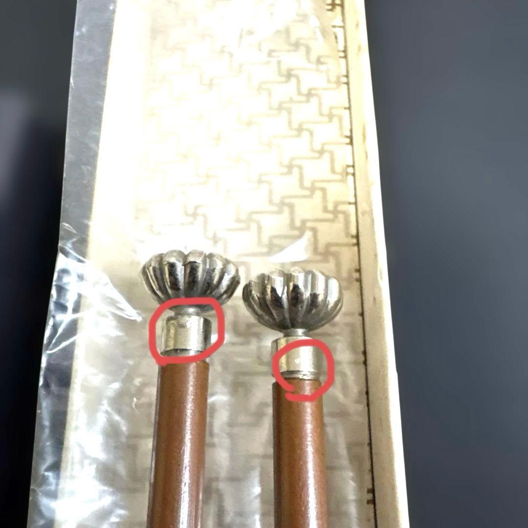 C,★ 火箸 3つ(桐実頭 菊頭 菊蕾頭)・2つセット・灰匙