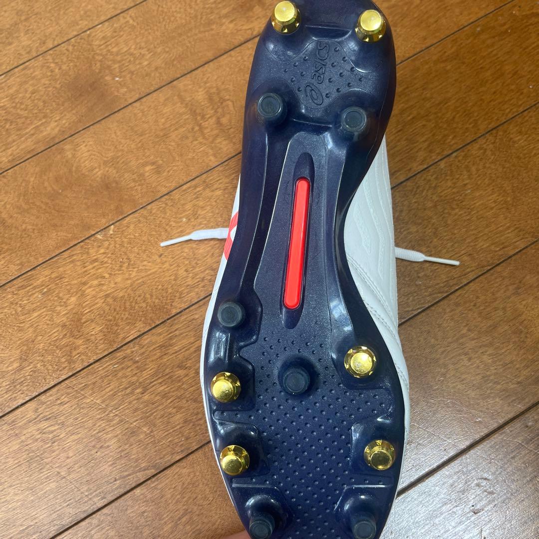 ASICS GEL-TACTIC スパイクシューズ ホワイト/オレンジ