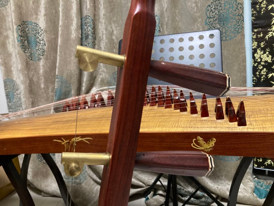 新品未使用 中胡/中国輸入品 低音二胡 上級紅木