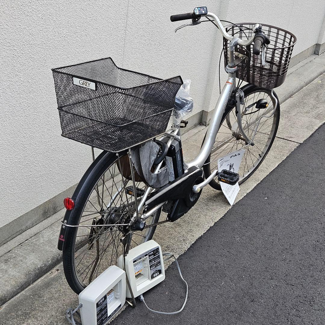 ヤマハ♪26インチ♪電動アシスト自転車♪3段変速♪シルバー