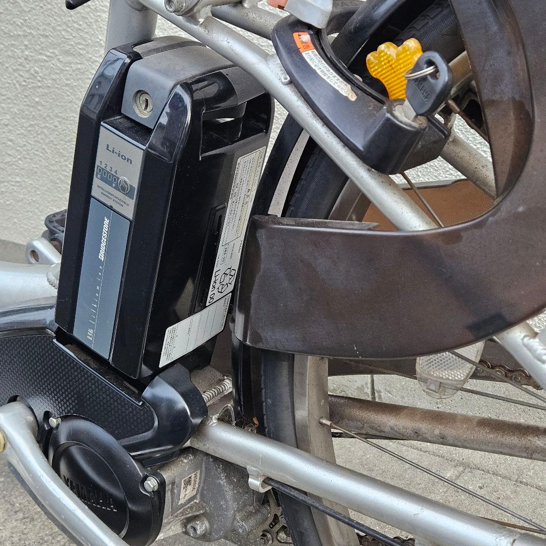 ヤマハ♪26インチ♪電動アシスト自転車♪3段変速♪シルバー