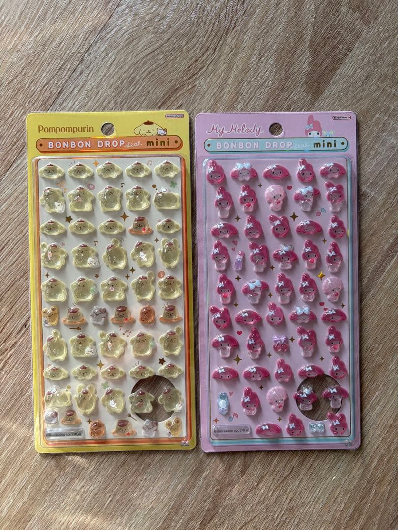 ボンボンドロップシール　サンリオ　ミニ　7枚セット