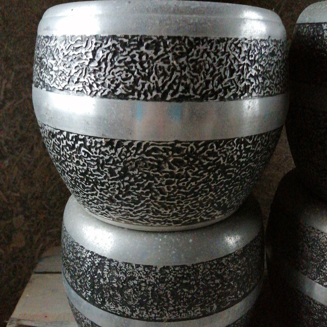 アルミ火鉢　4個　25cm