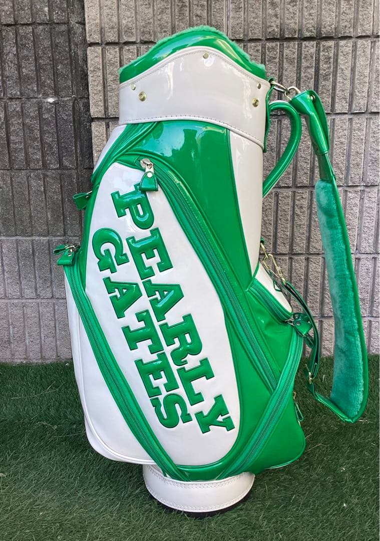 ち*ん様 パーリーゲイツエナメルキャディバッグ