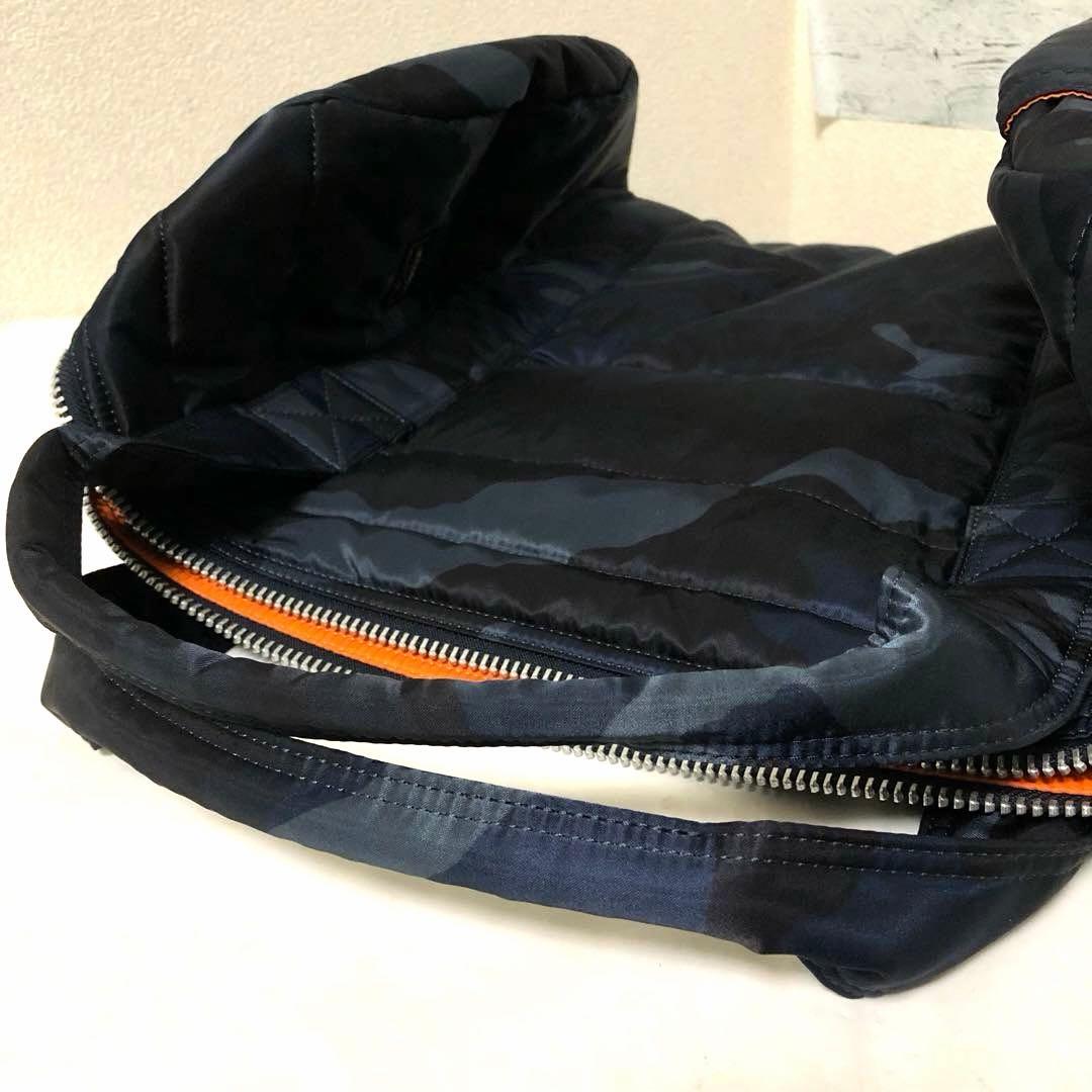 未使用級✨激レア ポータータンカー ボストンバッグM 2wayカモフラネイビー