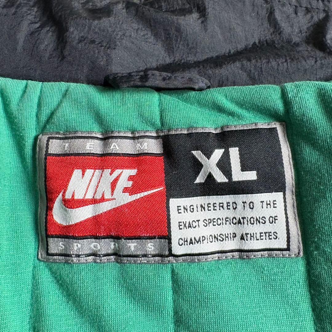 90s Jリーグ　読売ヴェルディ　NIKE ナイロンベンチコート　ホームカラー