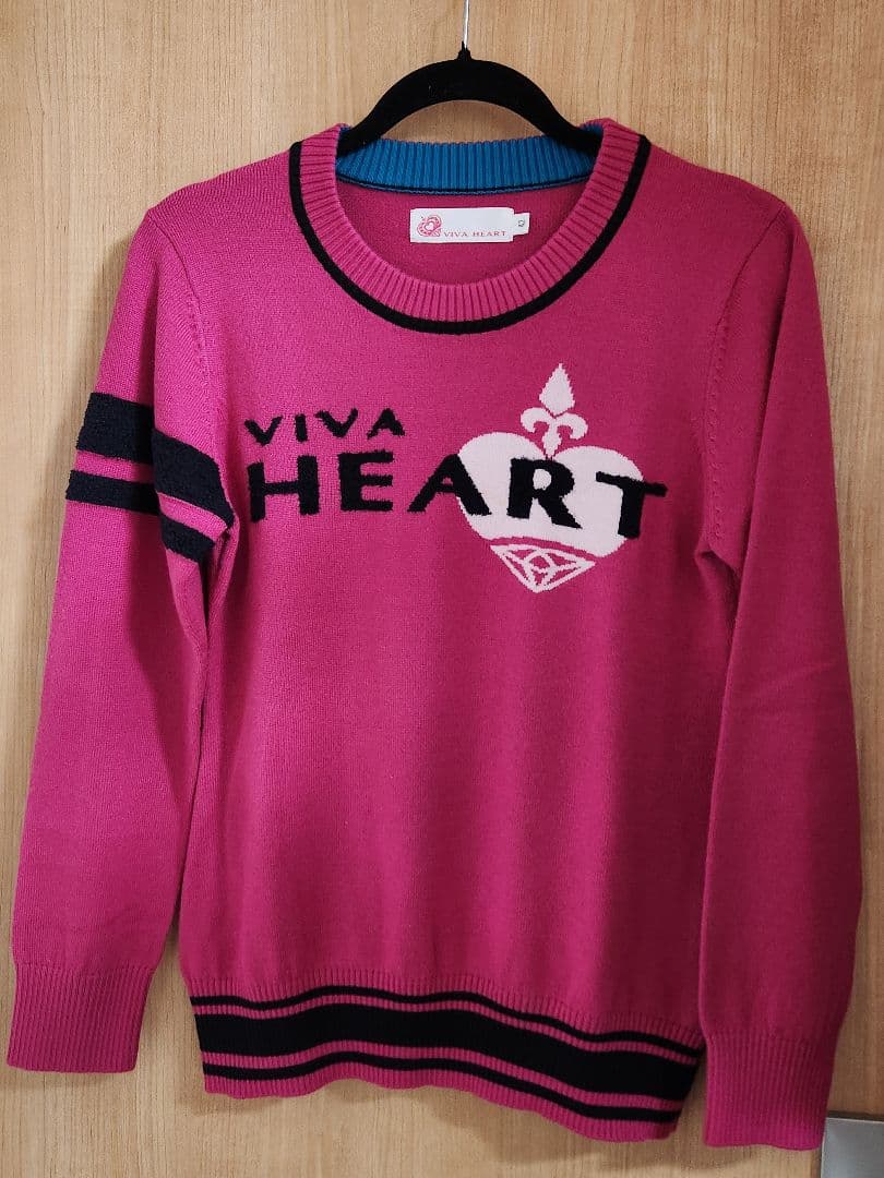VIVA HEART ニット サイズ42 ピンク