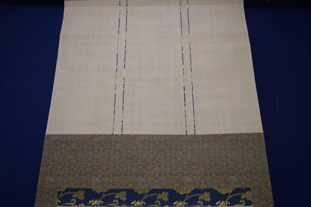 真作/狩野周信/寿老人図/布袋屋掛軸HJ-254