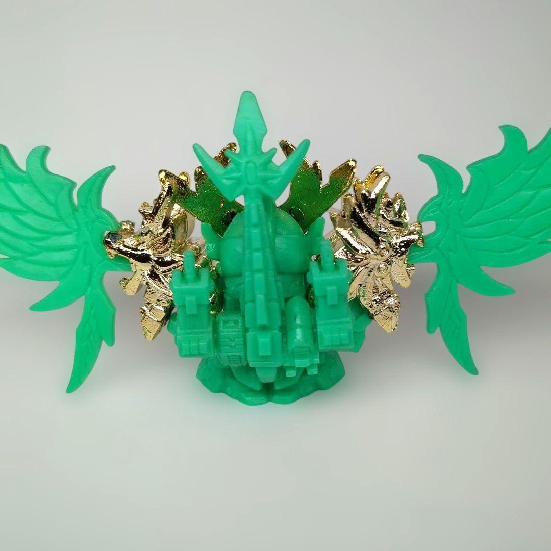 輝神大将軍　獅龍凰　ガン消し 金メッキ