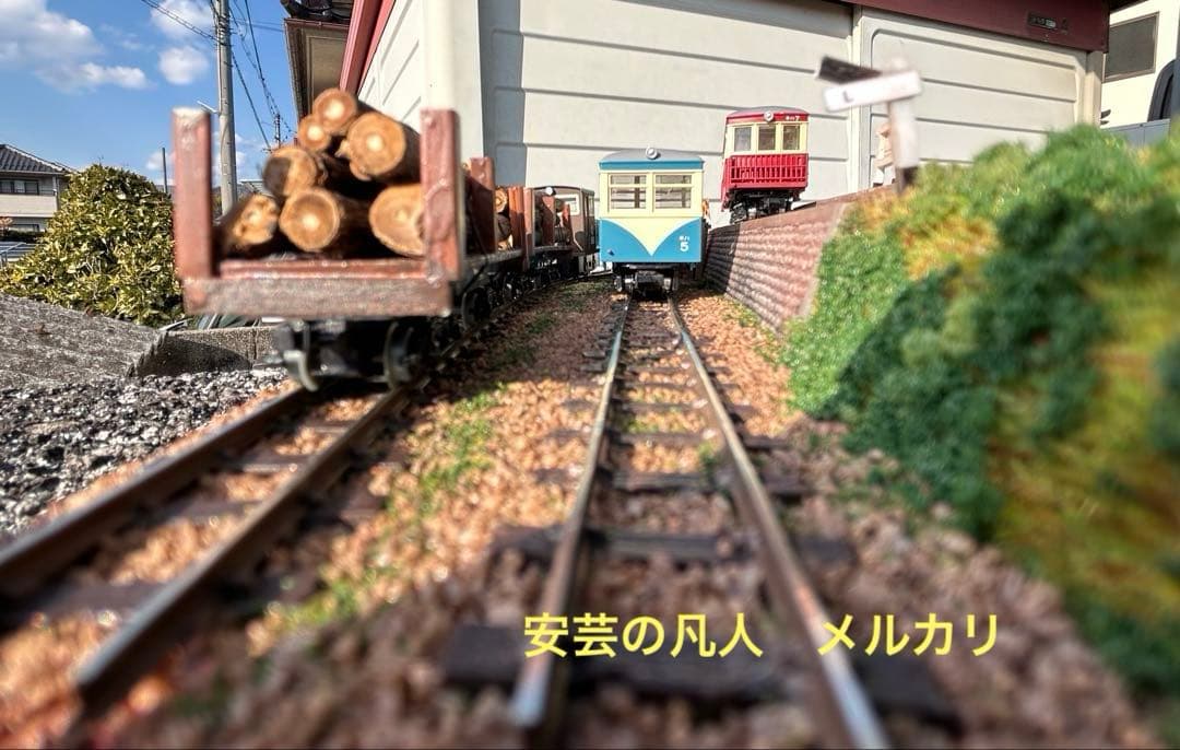 HOナロー(軌間9mm)55 ひな壇ヤードのある風景 アクリルケース付