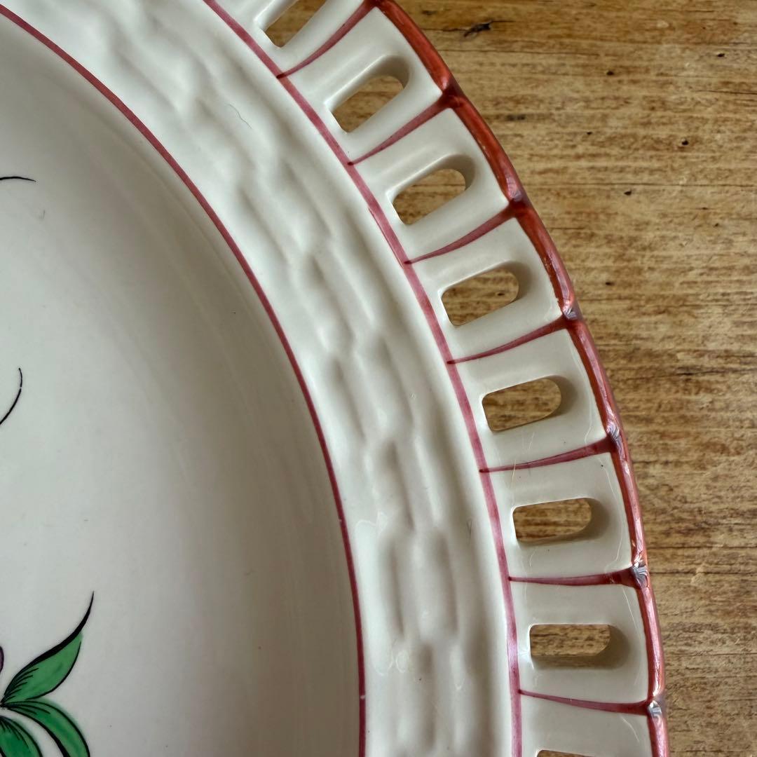 KG Luneville リュネビル パニエ ディナープレート バラ A