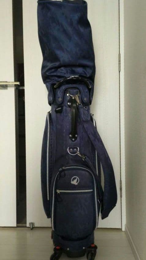 【10/31まで】ホンマゴルフ キャディバッグ キャスター付き ネイビー 迷彩柄