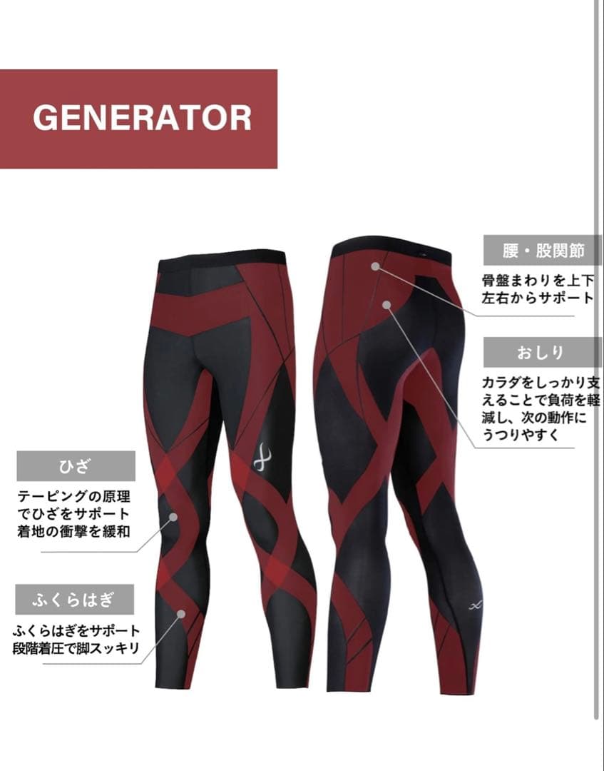 ワコールCW-X レディース スポーツタイツ サイズLLP