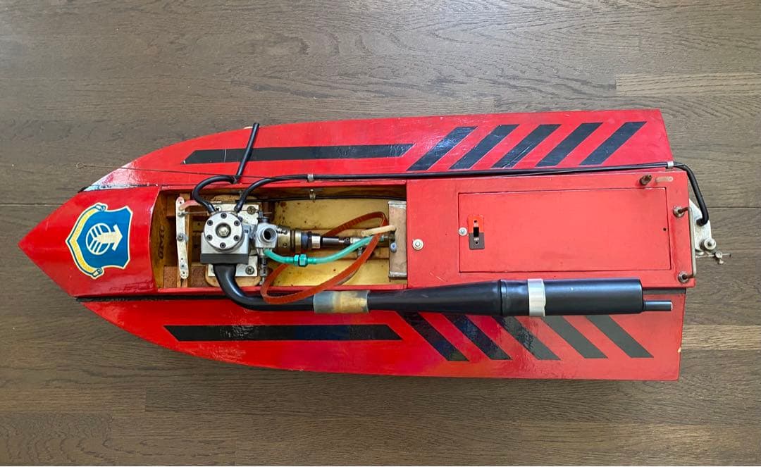 激レア　大島模型 マヌカイ 20 オメガタイプ RC艇ラジコンボート　当時物