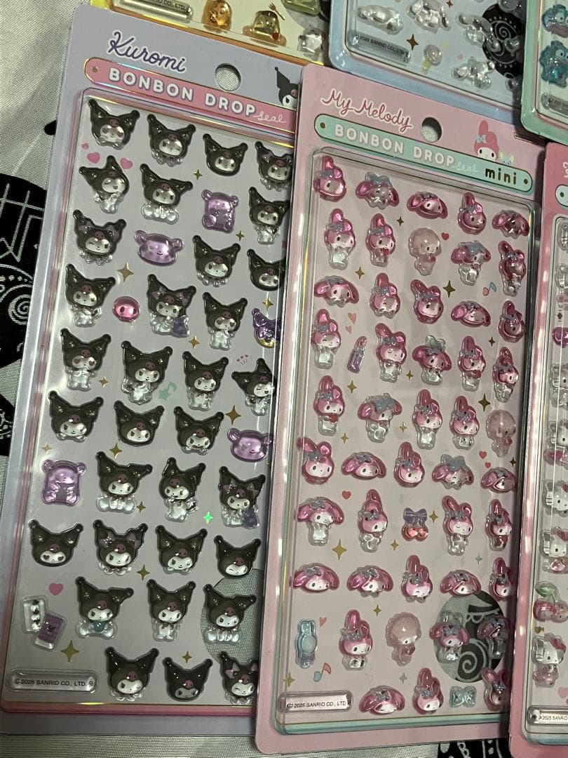 正規品　ボンボンドロップシール　サンリオ　ミニ　全種類　8種