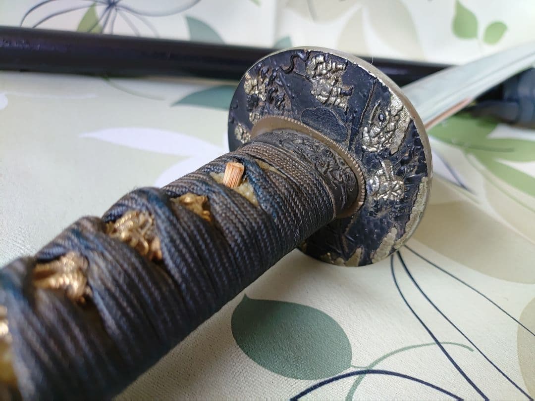 模造刀　模擬刀　居合刀　脇差　鍔がステキ