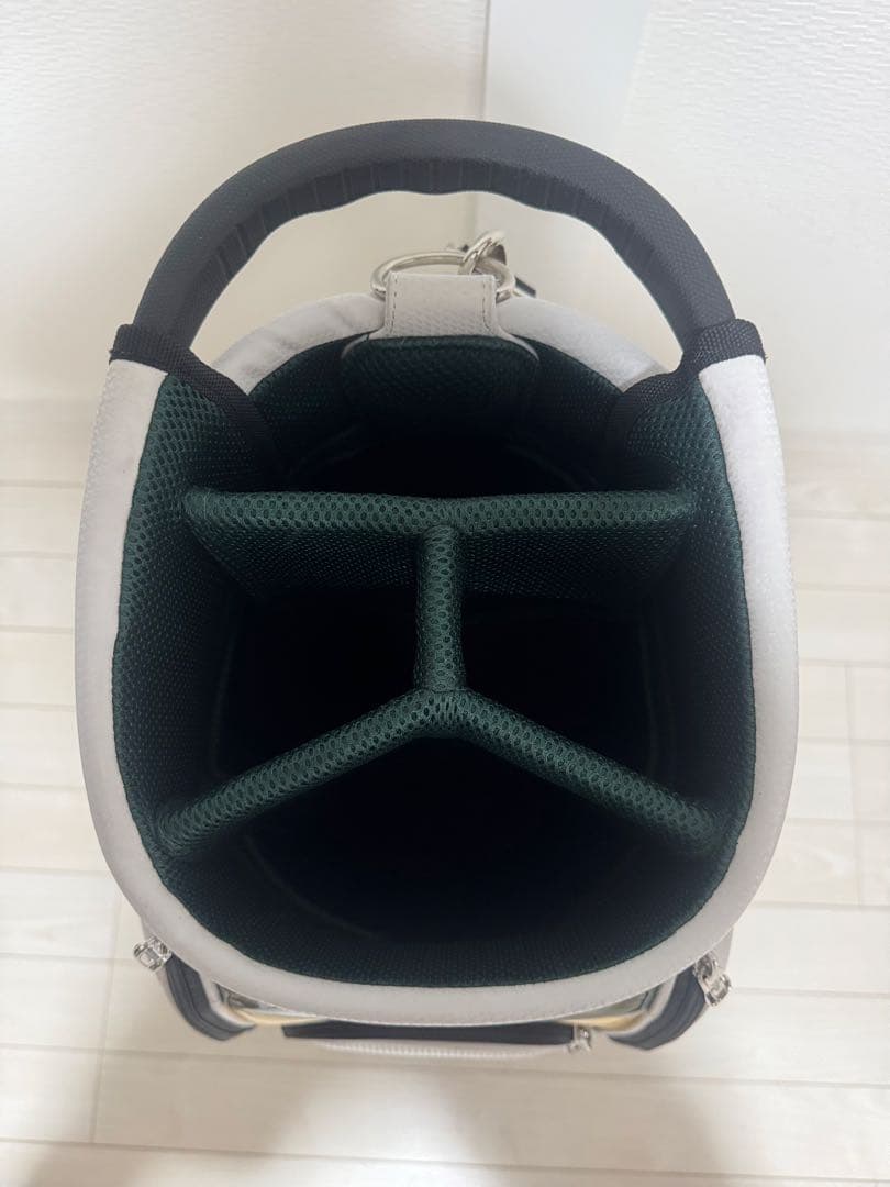 SRICONキャディバッグ ホワイト/グリーン/イエロー