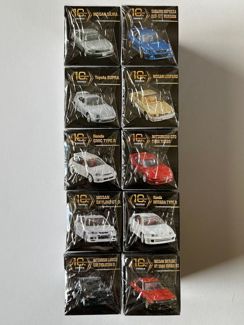 タカラトミーモールオリジナル トミカプレミアム 10周年 復刻版 セット