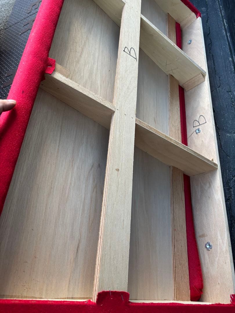 店舗用ベンチ(赤い背もたれと座面クッションセット) 張替えベース　飲食店