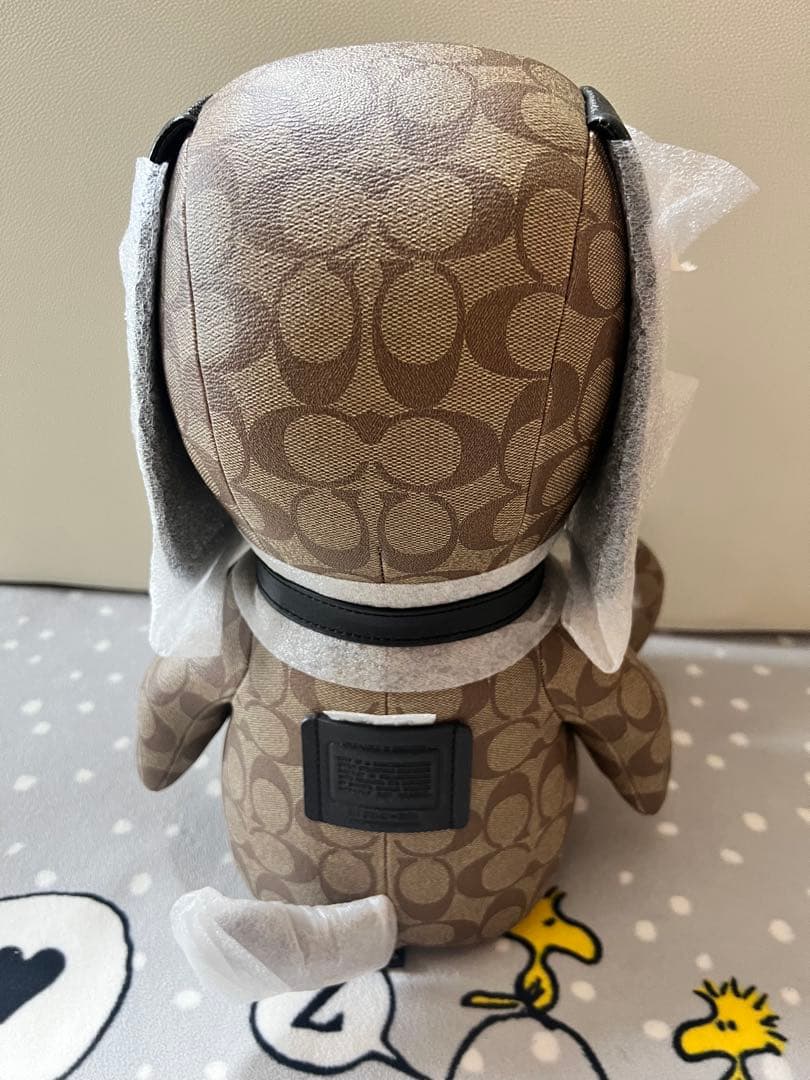 COACH PEANUTS スヌーピー シグネチャー　ぬいぐるみ　新品未使用