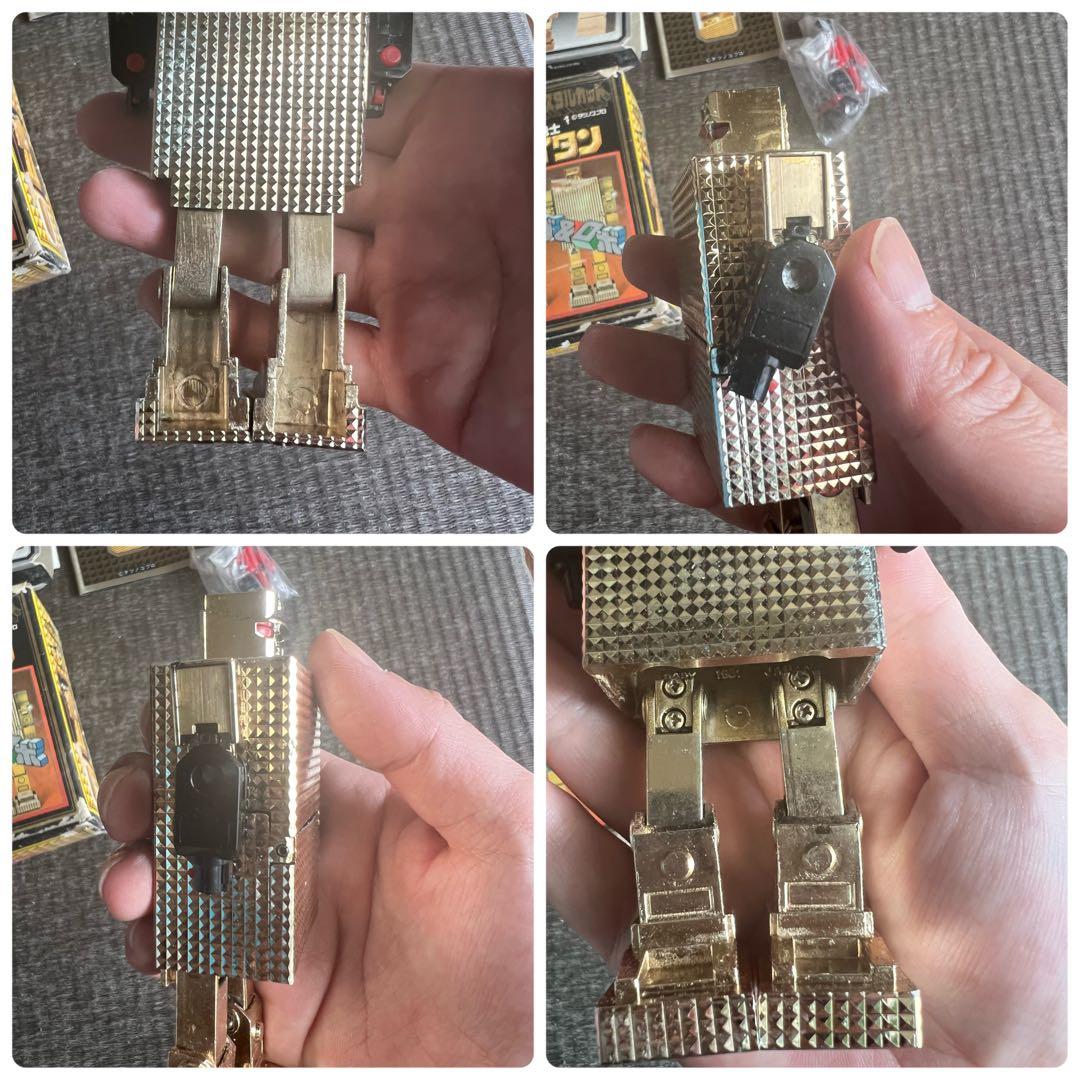 希少 当時物 ポピー 超合金 黄金戦士 ゴールドライタン クリスタルカット ロボ