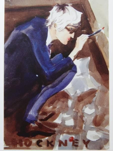 Elizabeth Peyton、David Hockney、希少な画集より