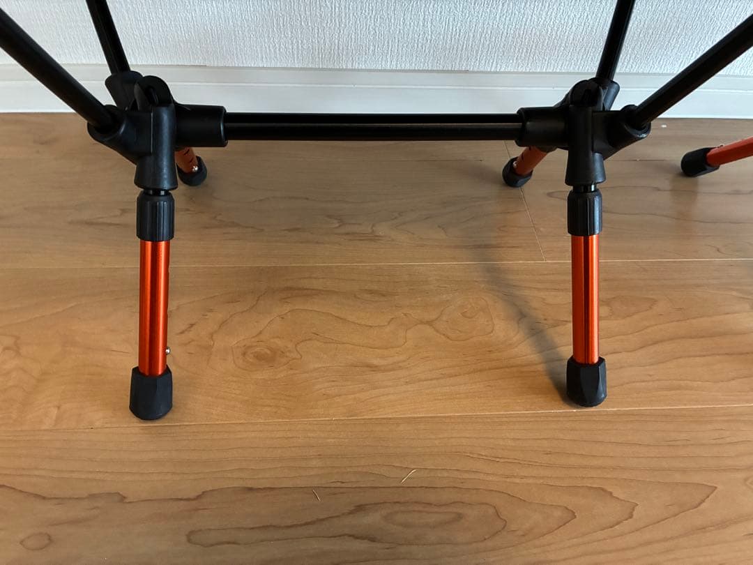 DOD ウルトラライトアジャスタブルチェア　ブラック/オレンジ　廃盤品