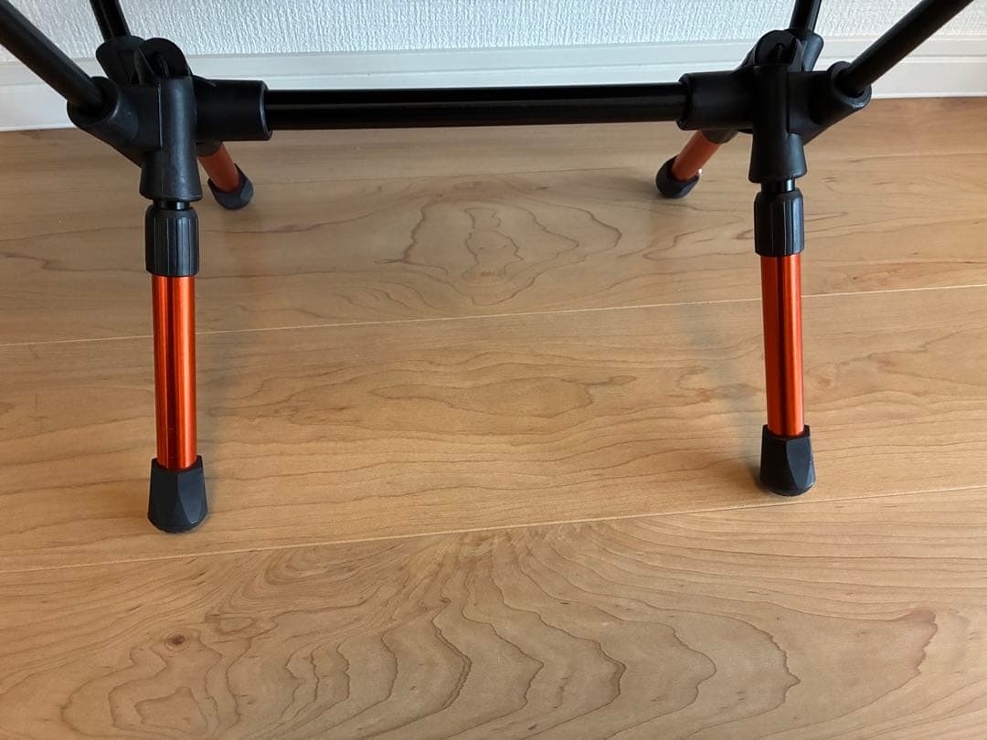 DOD ウルトラライトアジャスタブルチェア　ブラック/オレンジ　廃盤品