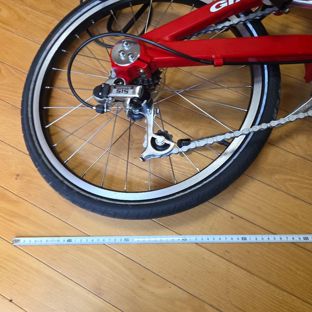 ジャイアントHalfway　(ハーフウェイ)　折りたたみ自転車　カラー赤レッド