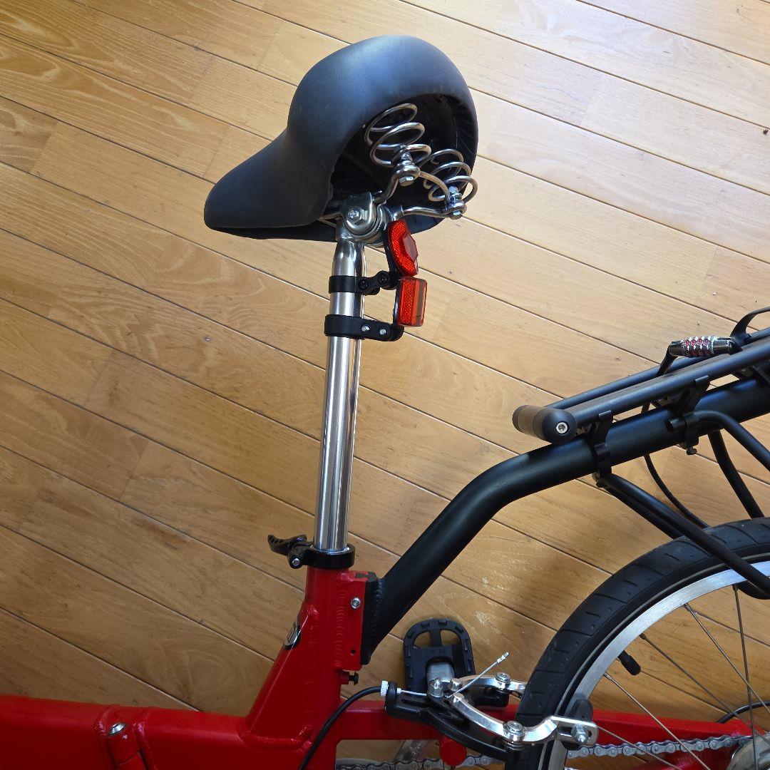 ジャイアントHalfway　(ハーフウェイ)　折りたたみ自転車　カラー赤レッド