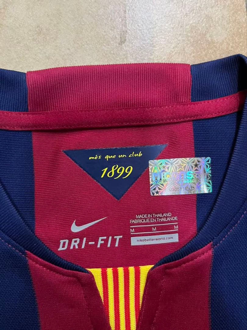 ICONS FCバルセロナ メッシ 直筆サイン入り ユニフォーム 14-15