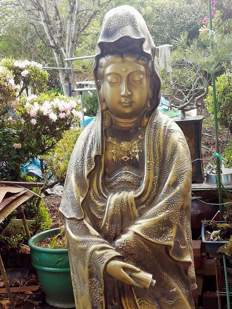 マリア 観音菩薩像/ 仏像.仏様.骨董品.仏像芸術