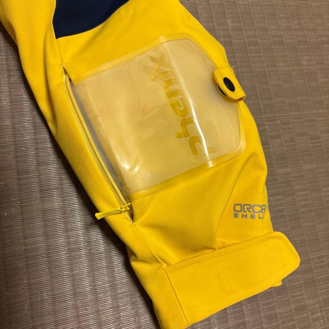 Phenix ジュニア150 スキーウェア イエロー/ネイビーPFAG20T00