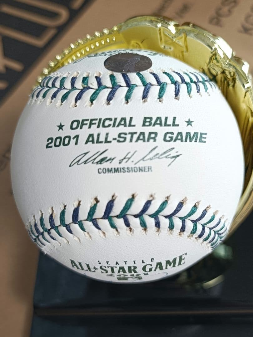 イチロー／直筆サインボール／2001年オールスター／シアトル・マリナーズ