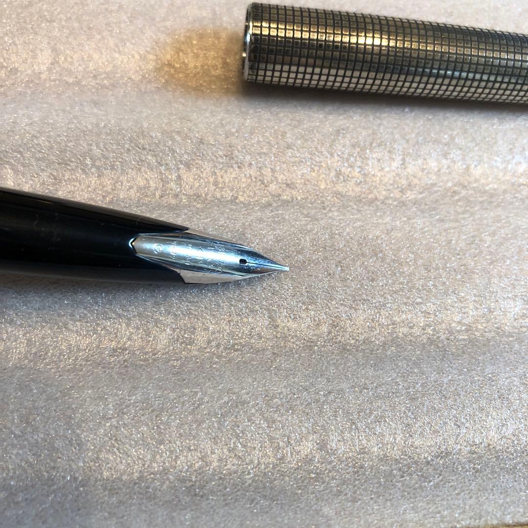 PILOT万年筆カスタム　18金ペン先　スターリングシルバー　1979年