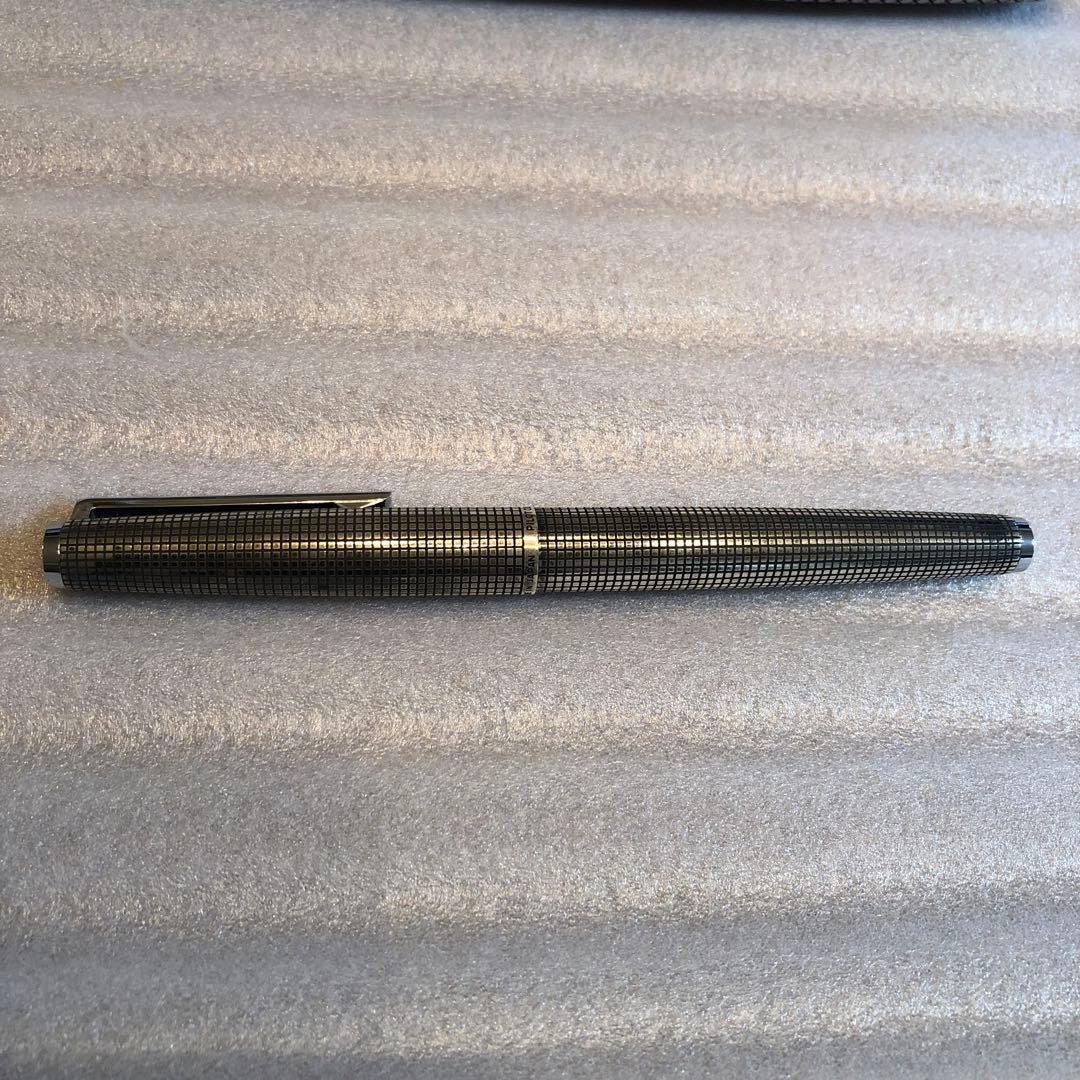 PILOT万年筆カスタム　18金ペン先　スターリングシルバー　1979年