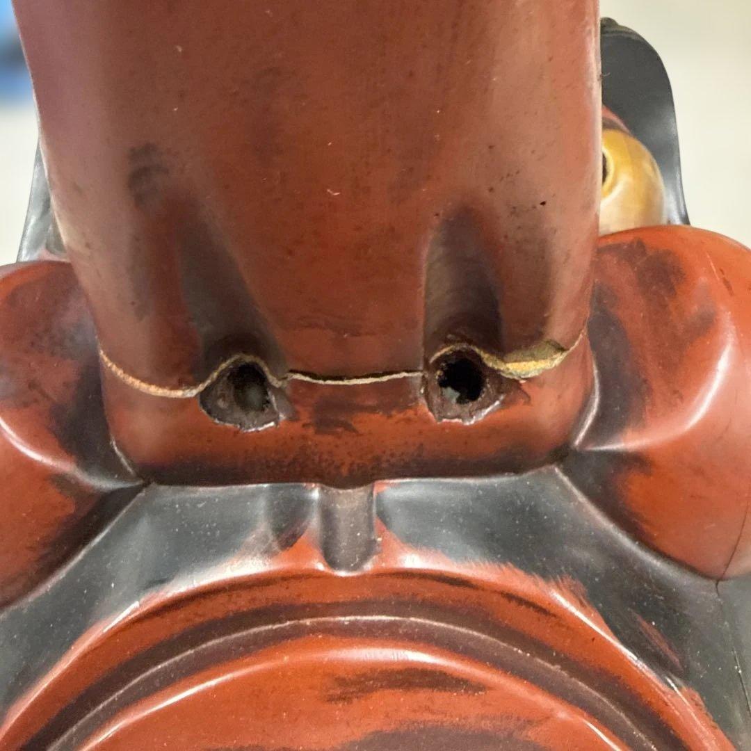 ★天狗 テング お面 木彫り 壁掛け用 縁起物 アンティーク コレクション 格安