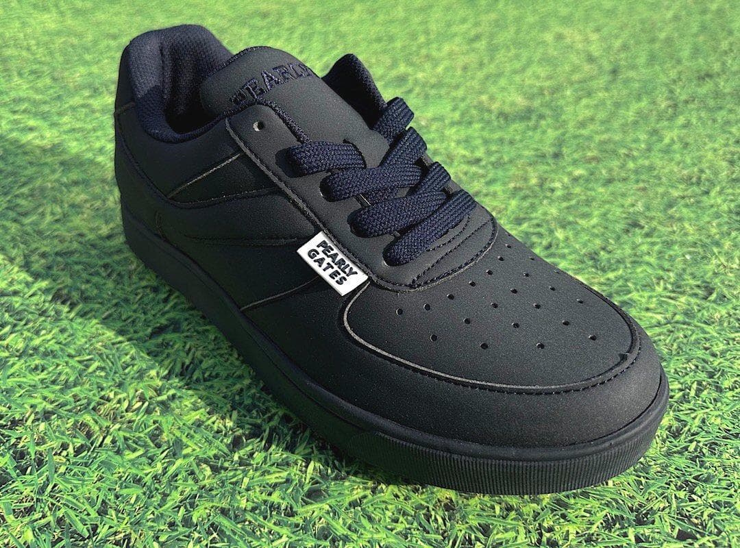 新品正規品 パーリーゲイツ 定価28600円 ゴルフシューズ 紺 24.5cm