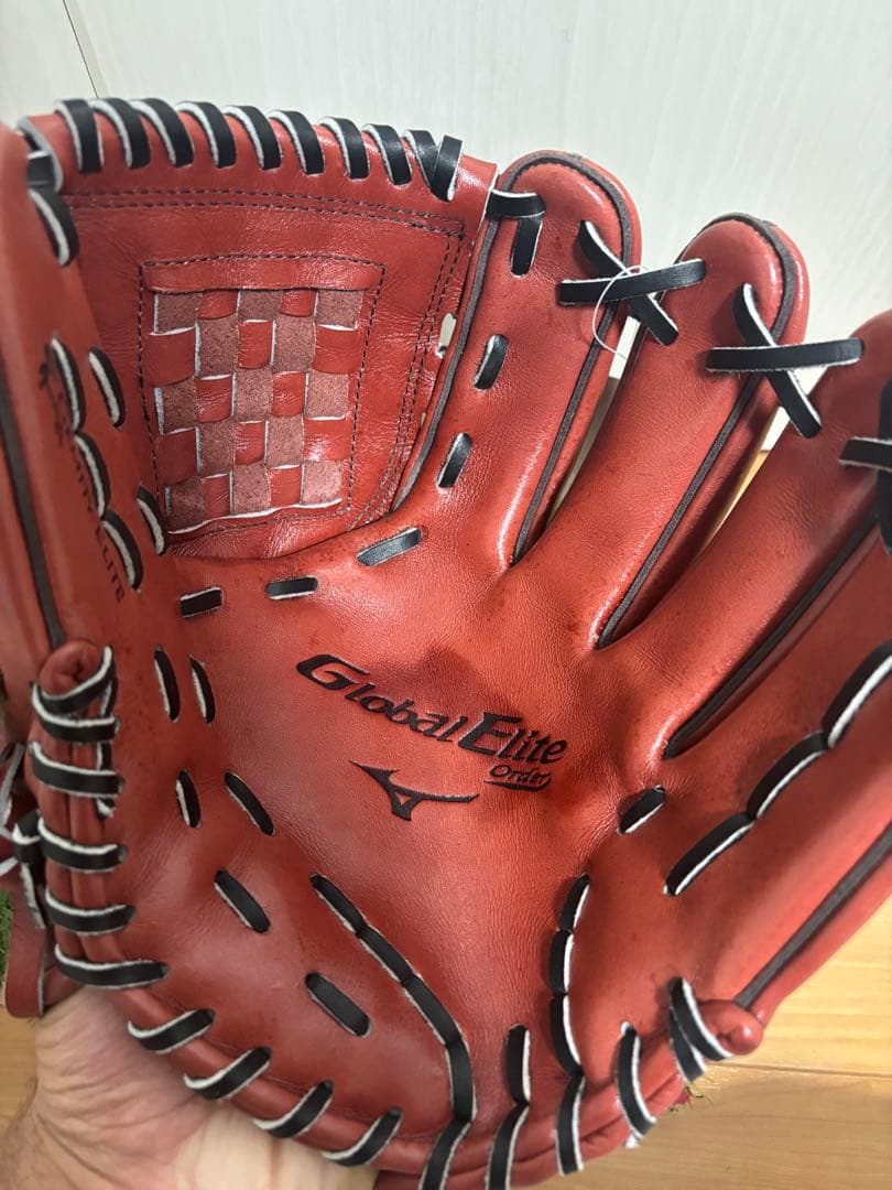 硬式用　ミズノ　ダイバーシティブルー　グローバルエリート　内野手　オーダーグラブ