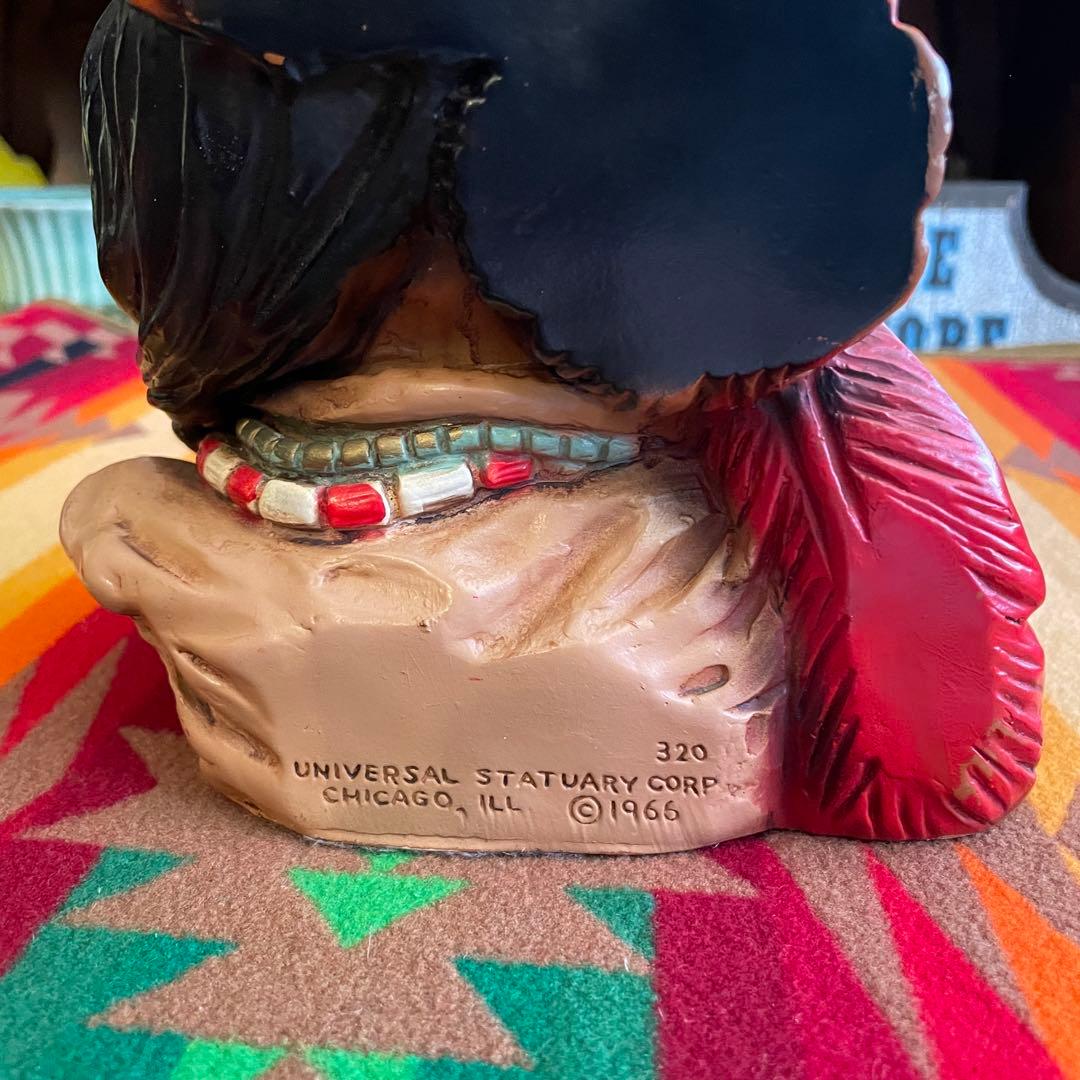 希少レア！60's ネイティブアメリカン像　USAアンティークナバホ族アリゾナ州