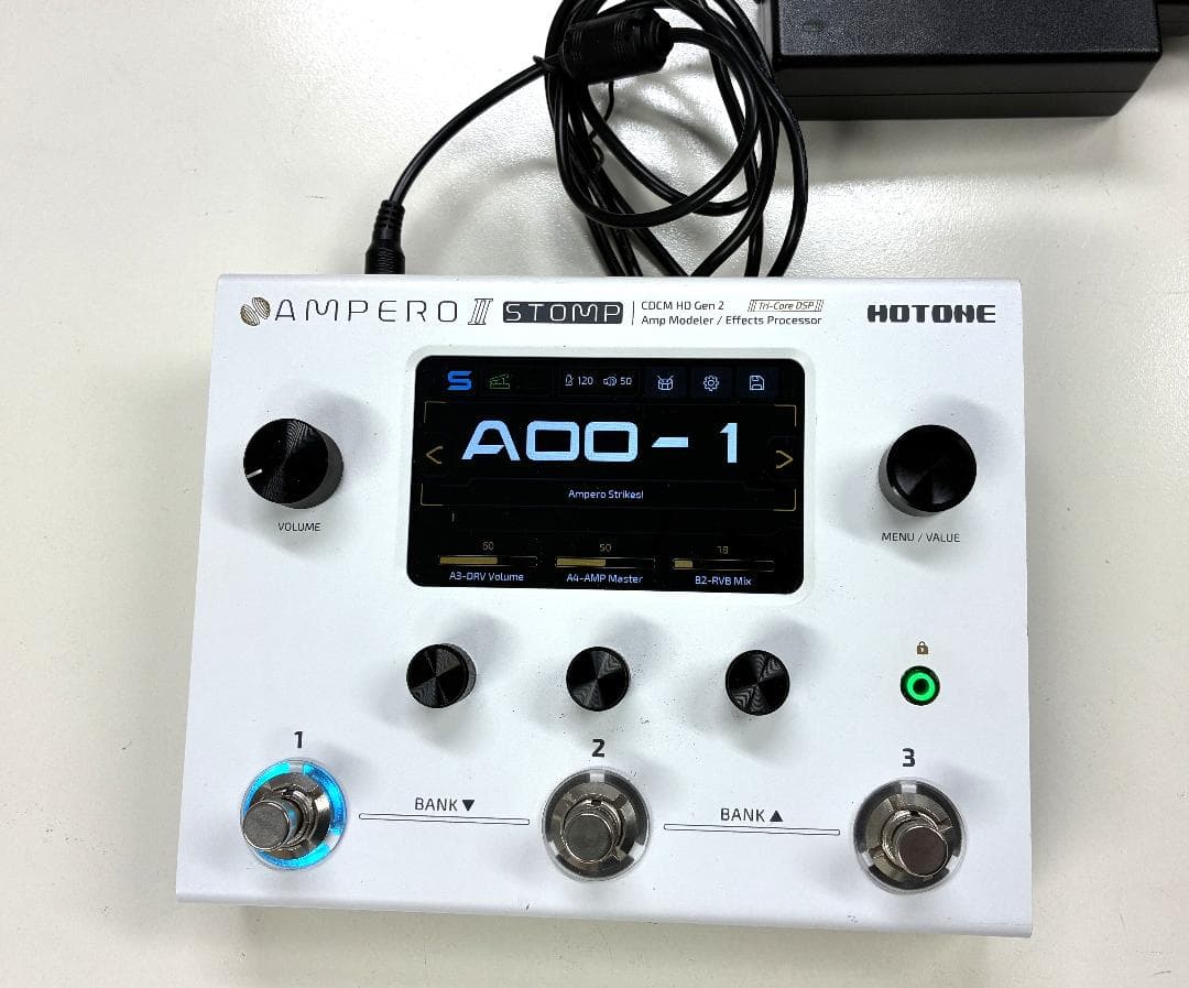 Hotone AMPERO II STOMP ギターエフェクター 完動美品