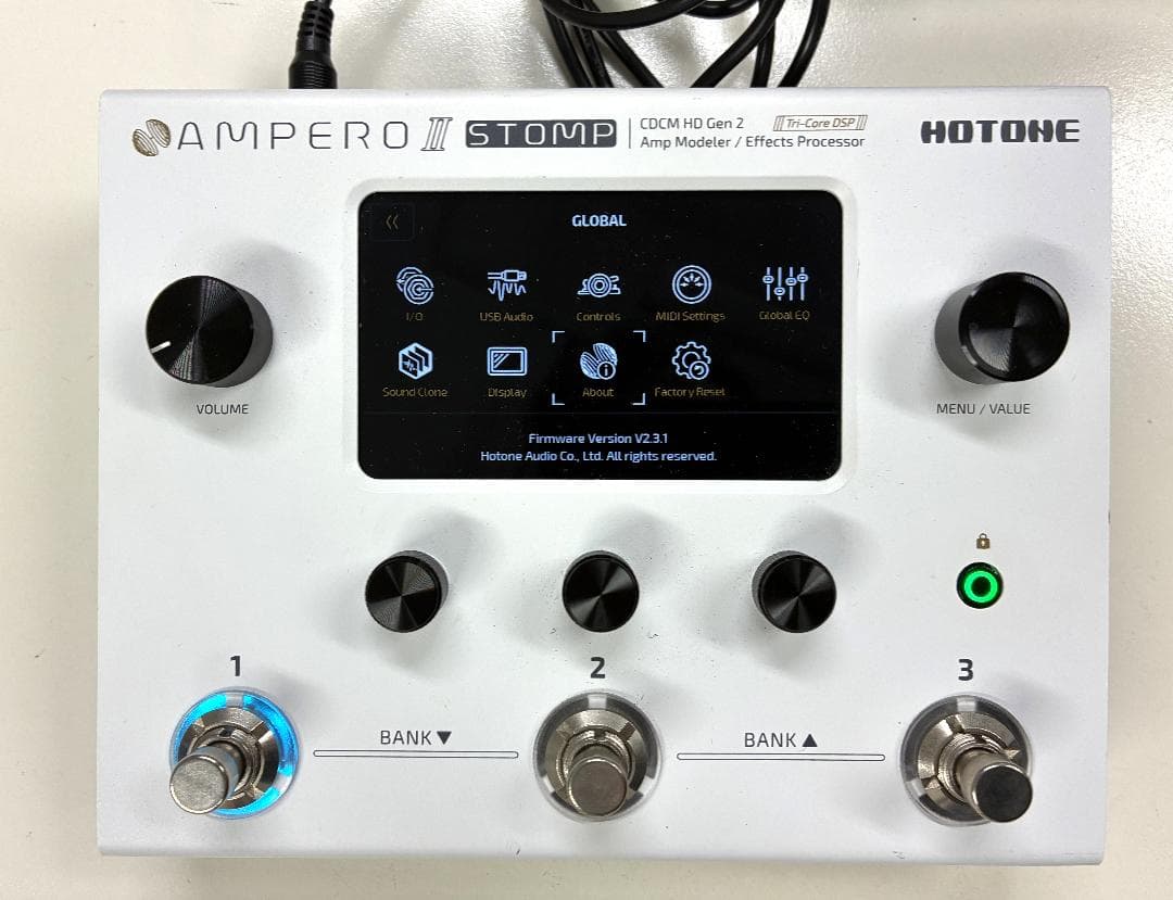 Hotone AMPERO II STOMP ギターエフェクター 完動美品