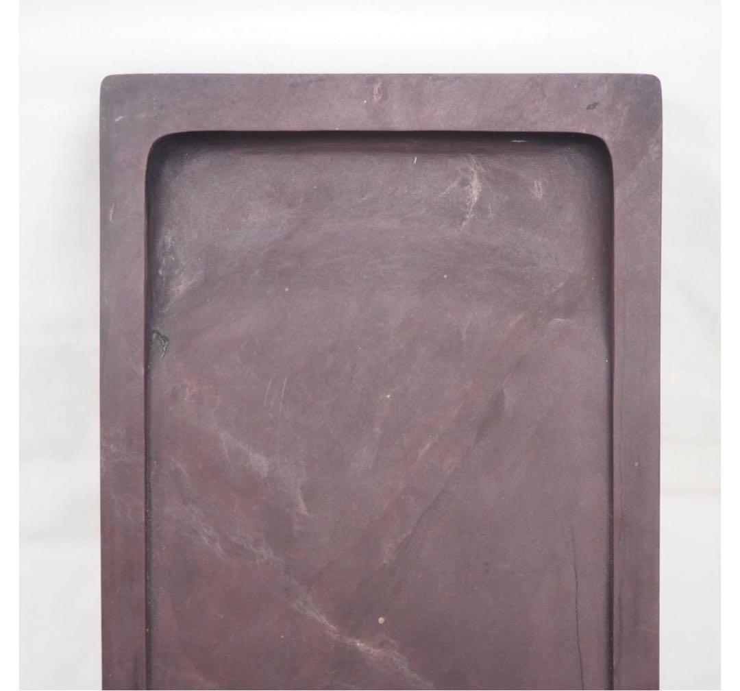 送料無料 70年代端渓硯老坑端渓硯25×16×2.6ｃｍ　重さ2.8ｋｇ書道具